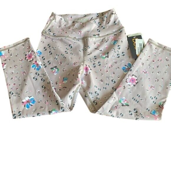 BECCO Cross Front Capris Women’s Mid Rise Stretch Athletic Pants Leggings Size S - Picture 3 of 11